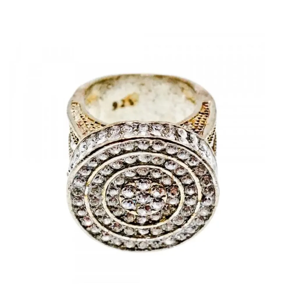 925 Sterling Silver CZ Ring Size 6.5